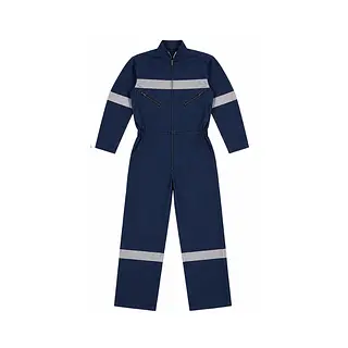 Overol Enterizo Azul Con Reflectivo