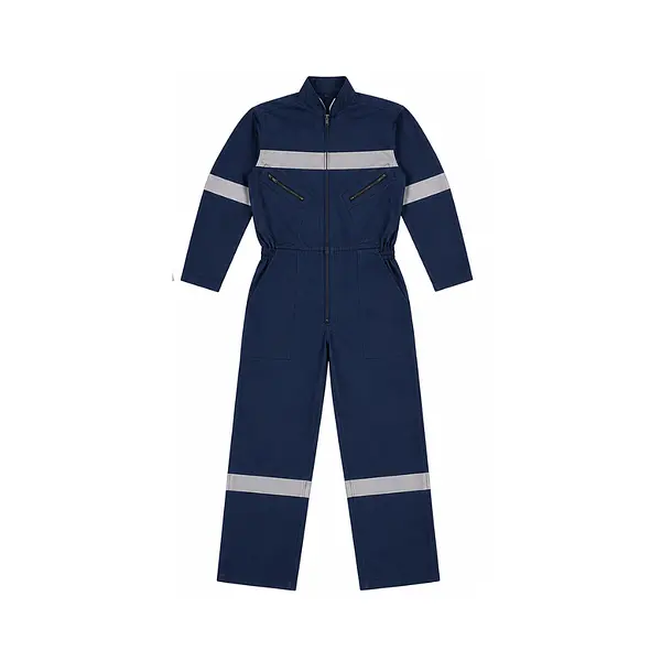 Overol Enterizo Azul Con Reflectivo