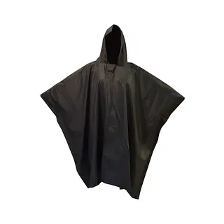 Impermeable Tipo Poncho Talla Unica Calb 18 Negro